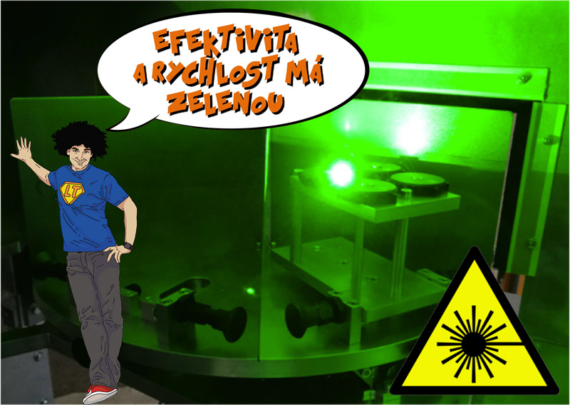 Zelený laser vyřešil problémy