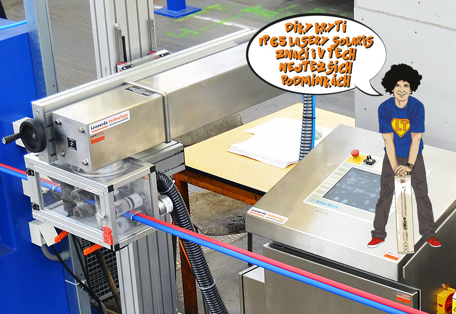 Laserový potisk vysokotlakých hadic šetří náklady na výrobu