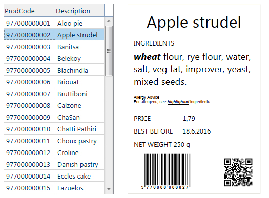 apple pie data entry