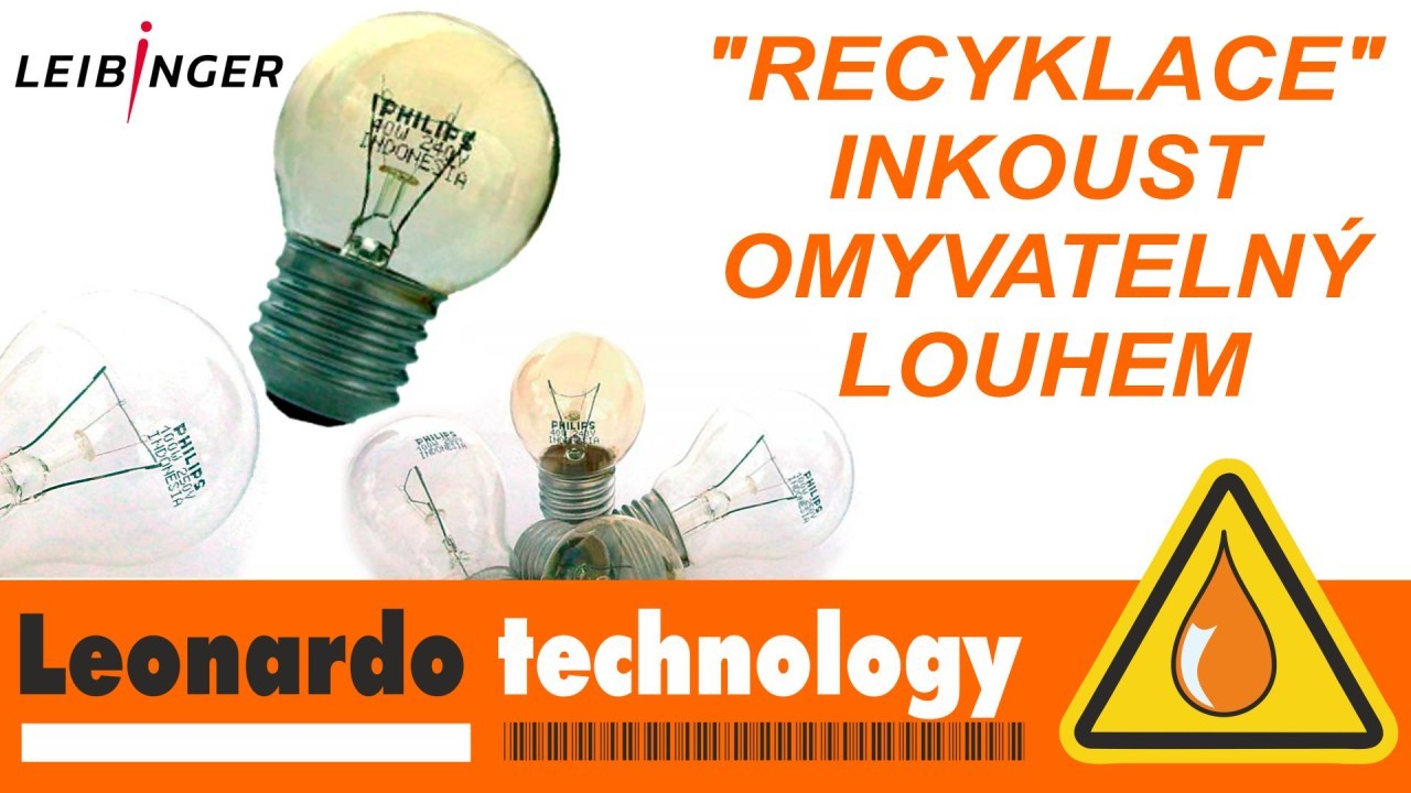 Inkoust na recyklované lahve našel druhé uplatnění pro elektroniku. Omyvatelný inkoust jako záchrana planety.