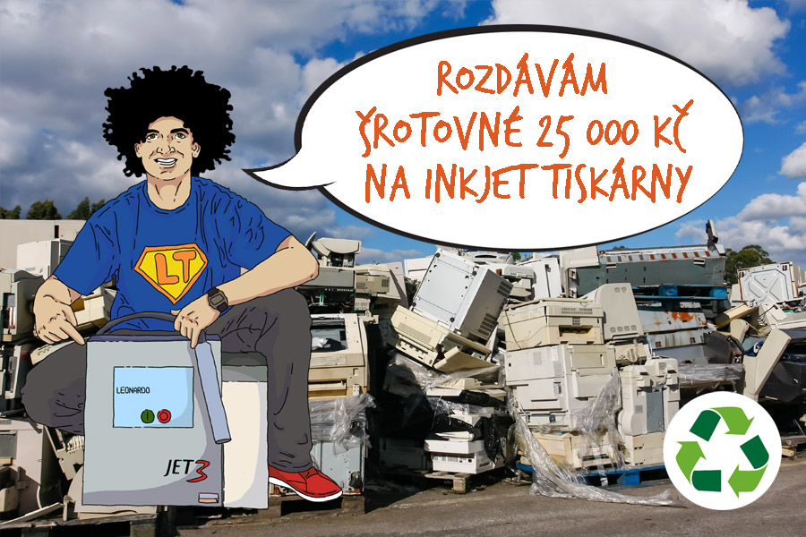 Šrotovné na všechny typy inkjet tiskáren