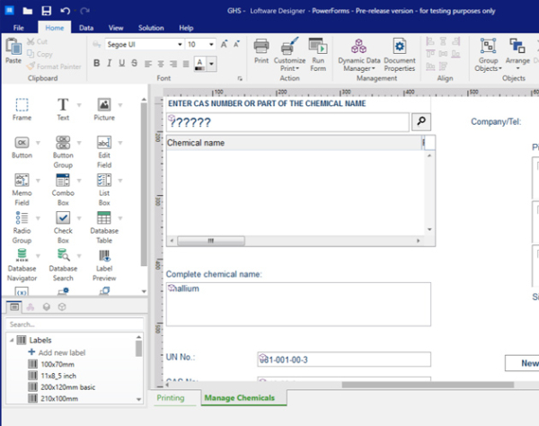 NiceLabel On-premise Designer
